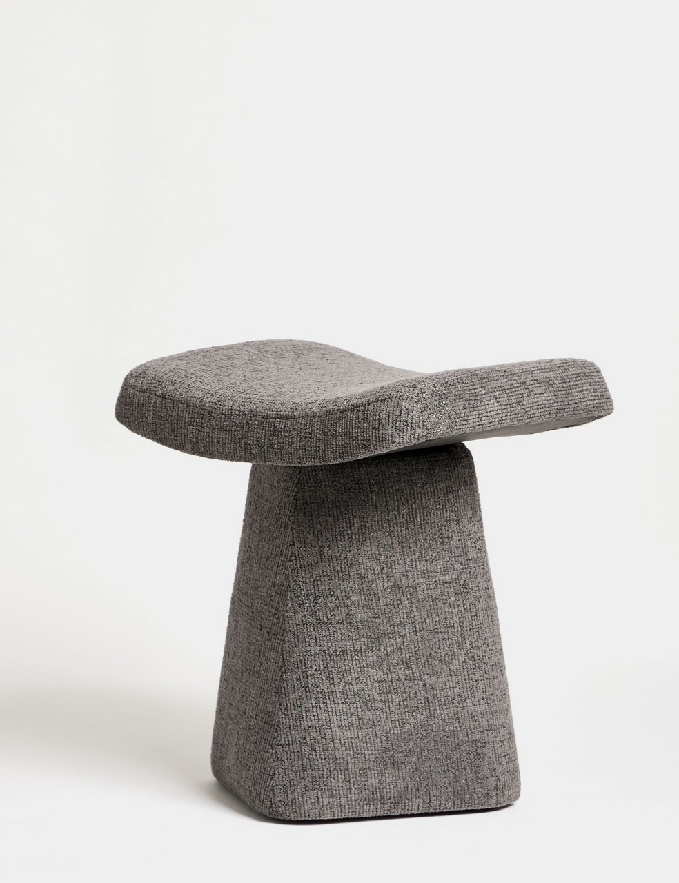 Taburet, Atelier del Sofa, 370CTF1103, Lemn de fag, Antracit - imagine 7